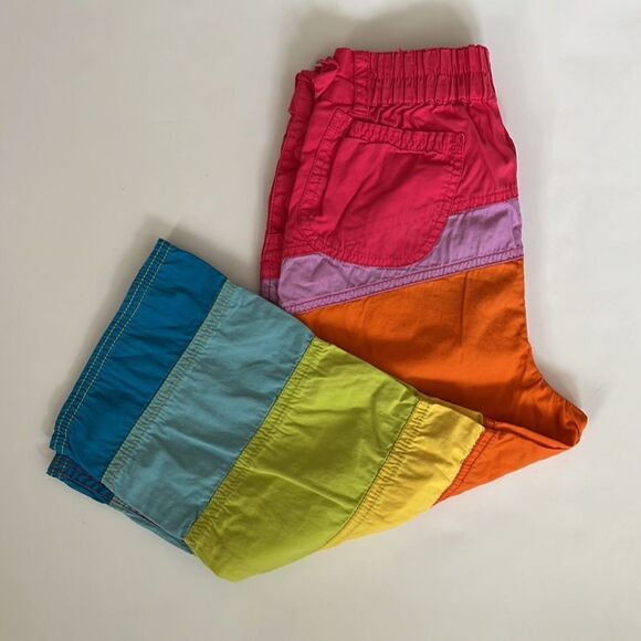 Oilily Rainbow Color Block Cotton Pants - Picture 4 of 9